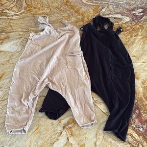 BE MI LOS ANGELES Unisex Toddler Racerback Long Rompers set of 2 12-18